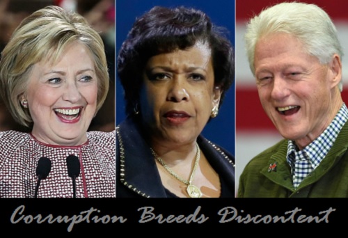 Corruption breeds discontent