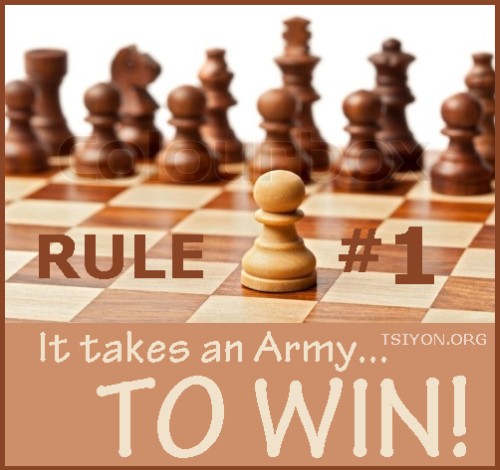 It takes an army to win!