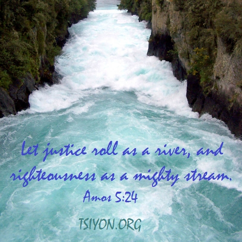Righteousness as a river.